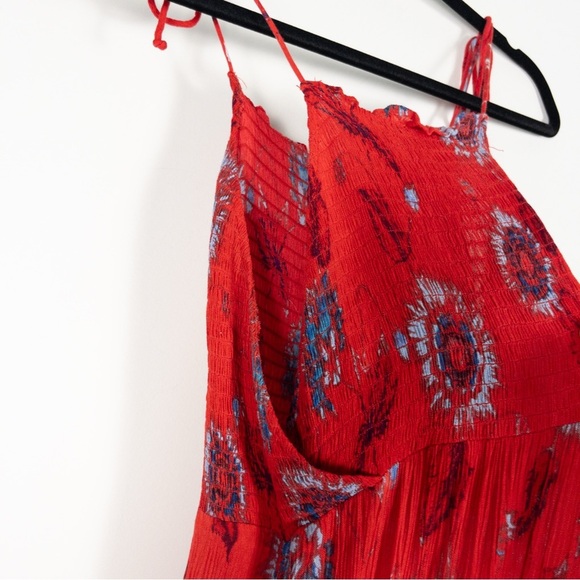 Intimately Free People Red Floral Garden Party Maxi Dress - Picture 11 of 11